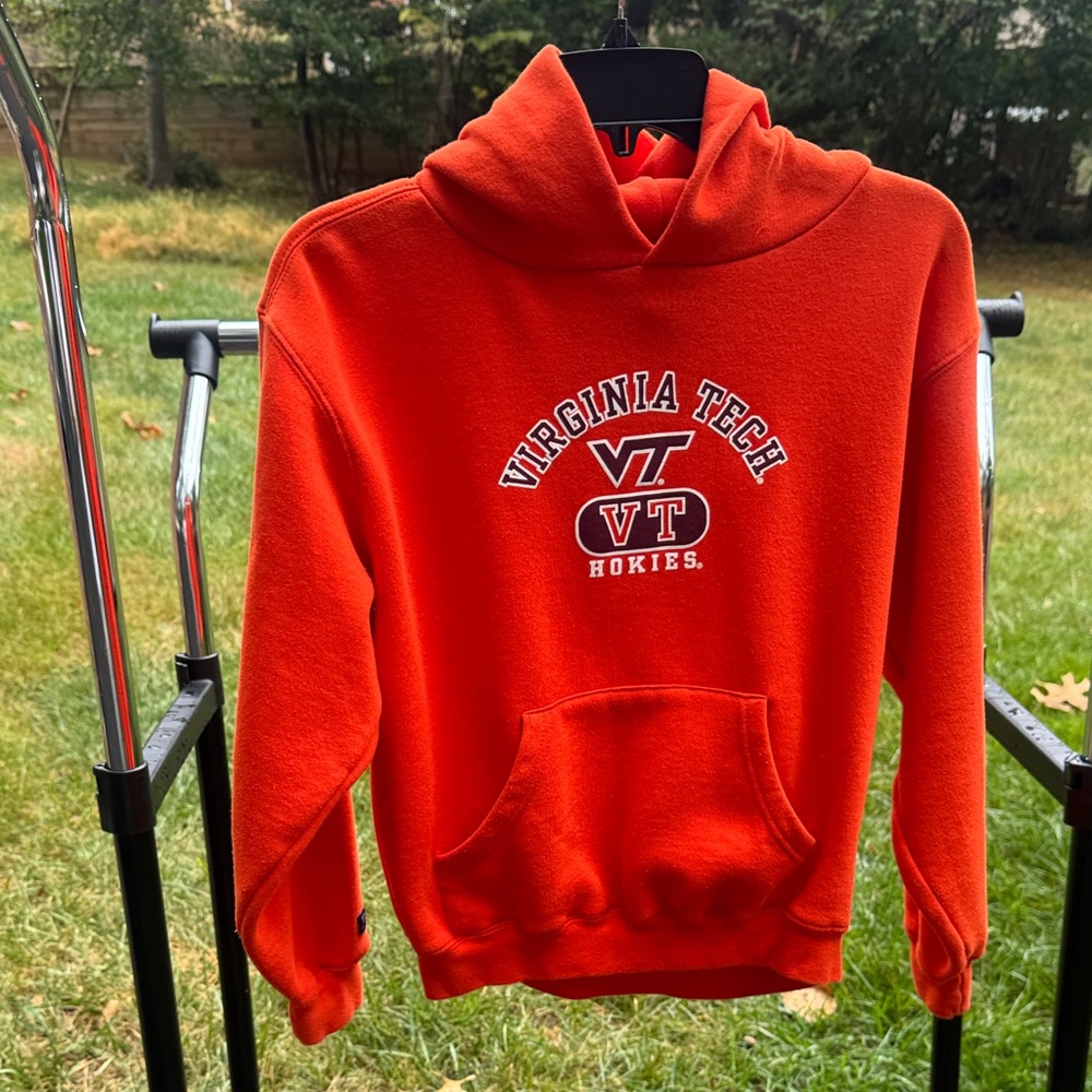 Jansport Orange Virginia Tech Kids Hoodie